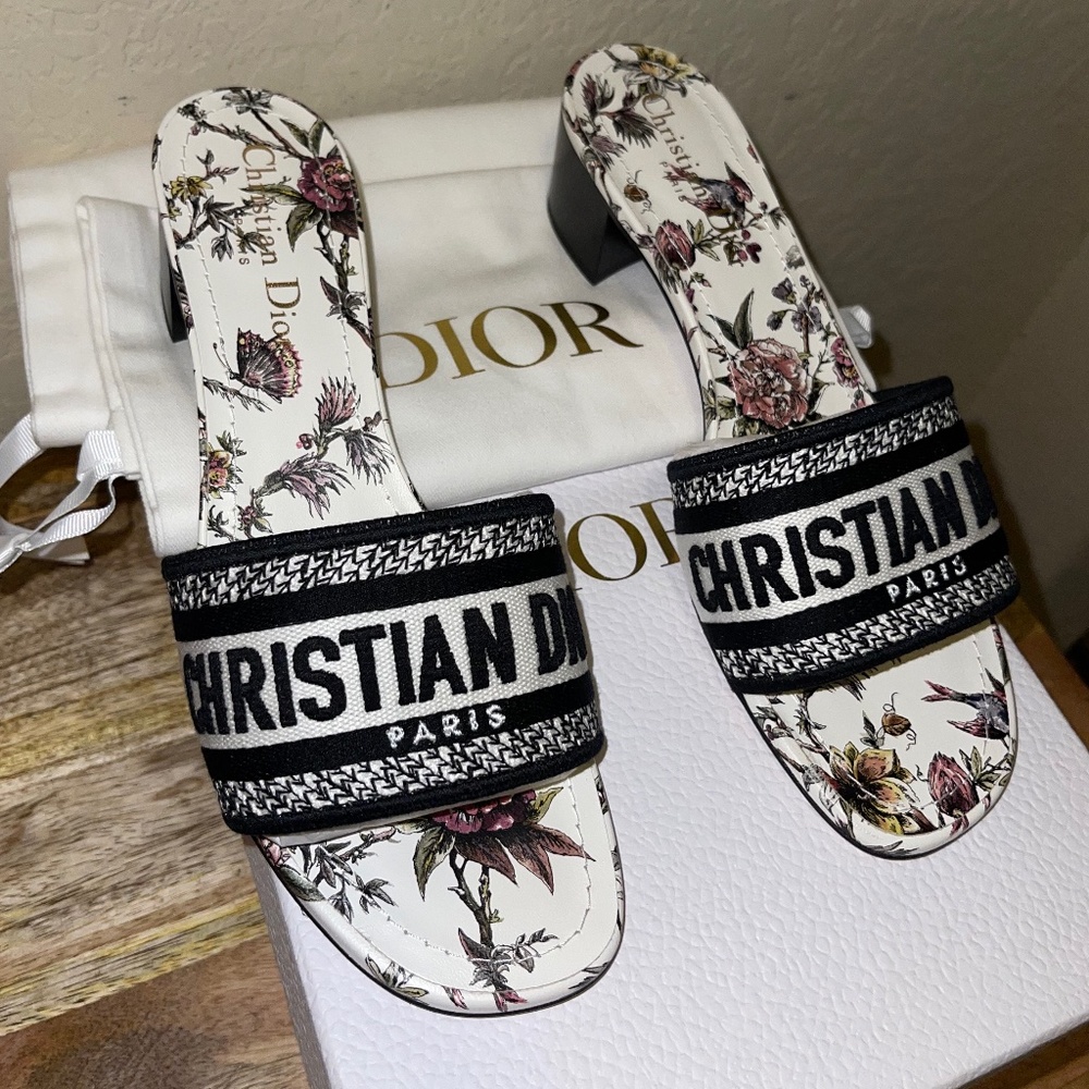 Christian Dior Dway Heel Slides BNIB 38